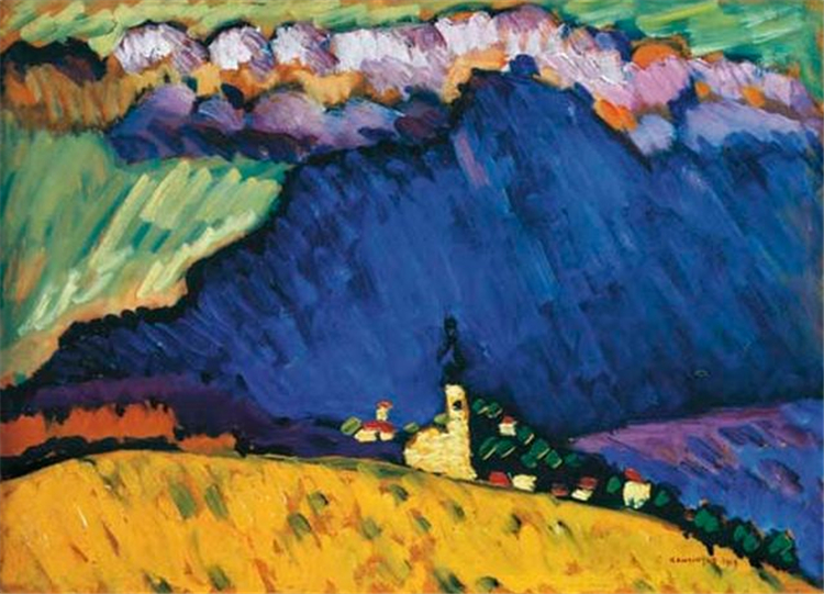 Dunaberg 1909 Wassily Kandinsky Abstract Oil Painting